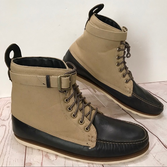 PSYBERIA Endura Vibram Boots Canvas Outdoor Hiking - Picture 1 of 8